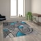 Flash Furniture Turquoise 6' x 9' Abstract Design Accent Area Rug ACD-RGTRZ860-69-TQ-GG - alternate 3
